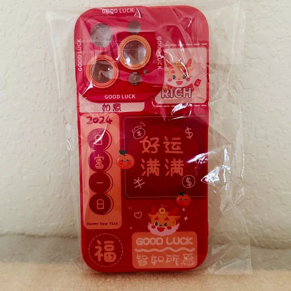 🌹Special Edition🌹 Cute Graphic Print iPhone 14 Pro Case